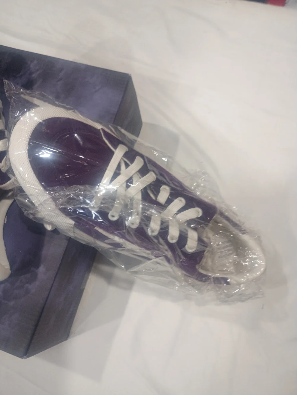 Dark Violet White Sneakers (Size 9)